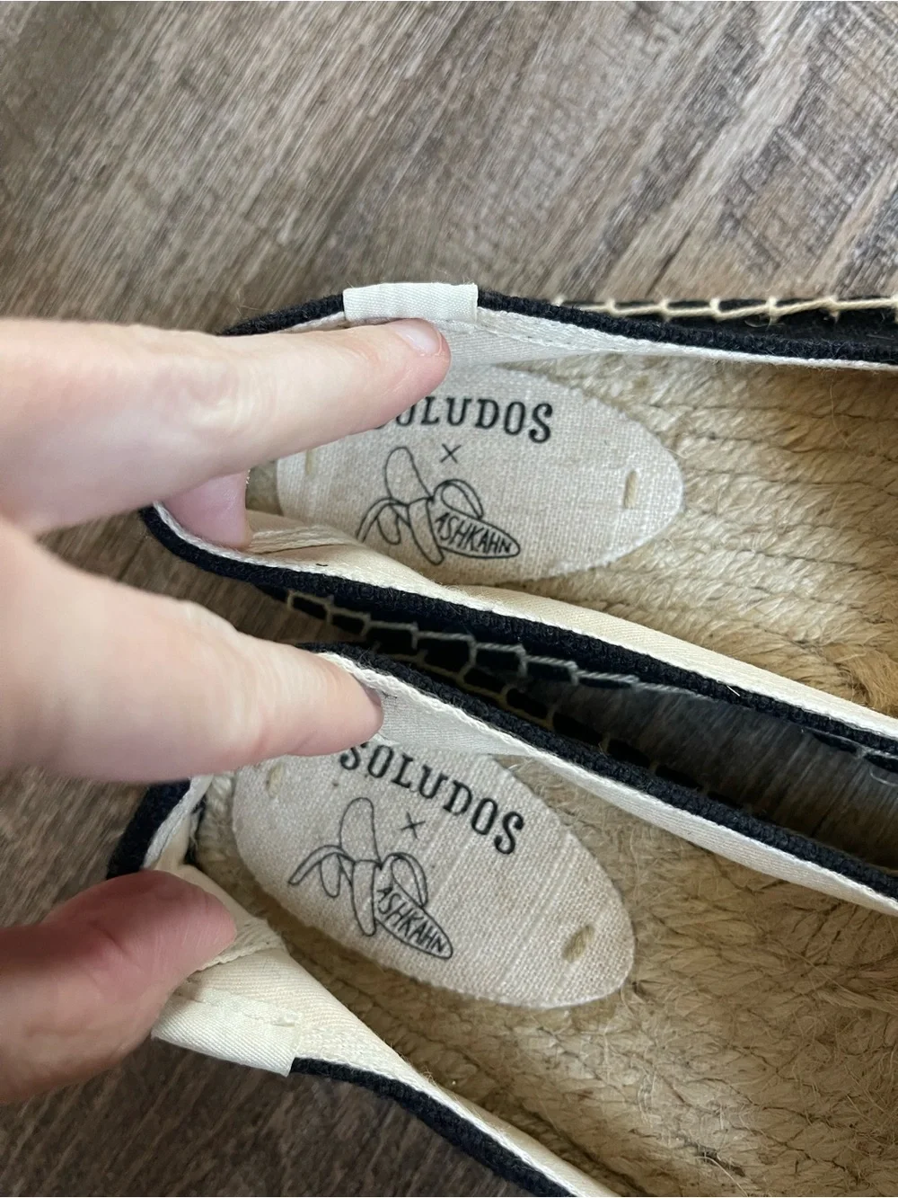 Soludos X Ashkahn conversation espadrilles